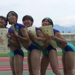 南関東高校陸上 女子4×400mR 表彰式 2015年6月22日_Moment